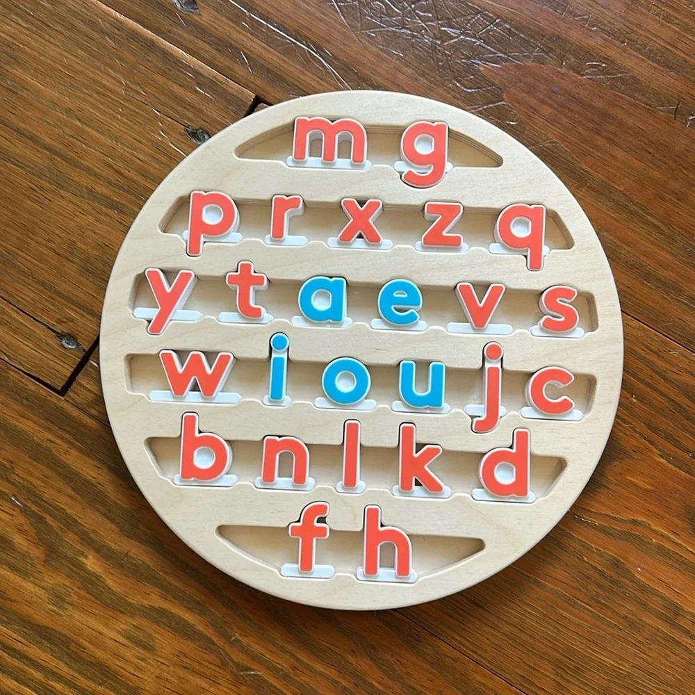 Lovevery moveable alphabet game
